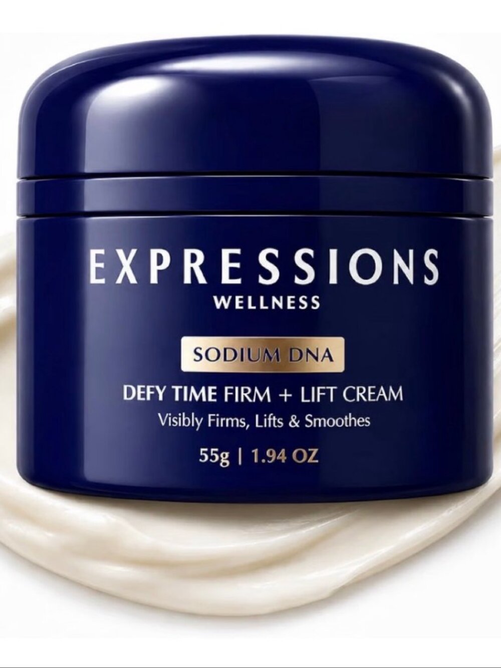 EXPRESSIONS WELLNESS Sodium DNA Defy Time Firm + Lift Cream, 55g / 1.94 OZ